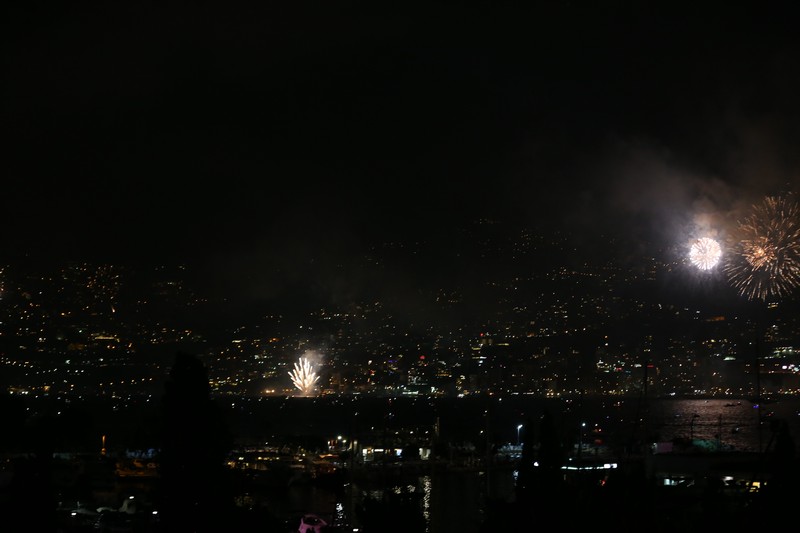 Jounieh Fireworks Show from Trinidad